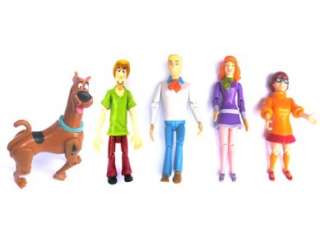   Pcs Scooby Doo SHAGGY DAPHNE FRED VELMA ACTION FIGURES M100  