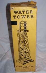 Marx BOX ONLY for 0465 Industrial Water Tower w/ light  