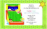 Waterslide Birthday Party Invitations~Kids~Boy or Girl  