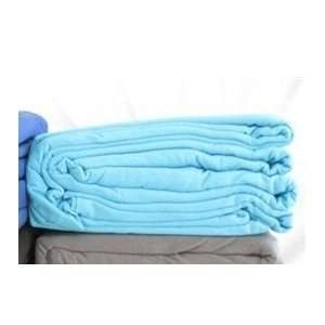   100% Cotton Twin XL Jersey Knit Sheet Set   Aqua Blue: Home & Kitchen