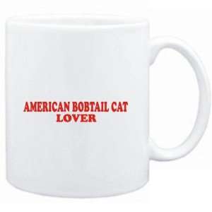    Mug White  American Bobtail LOVER  Cats