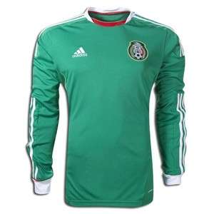 ADIDAS MEXICO HOME LONG SLEEVE JERSEY 2011/13 SMALL.  
