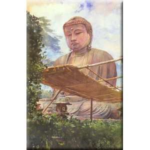 The Great Statue of Amida Buddha at Kamakura 10x16 Streched Canvas Art 