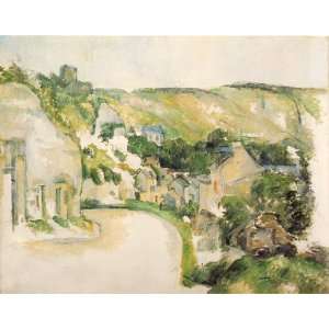   Art Cezanne Paul Route tournante a La Roche Guyon 1885