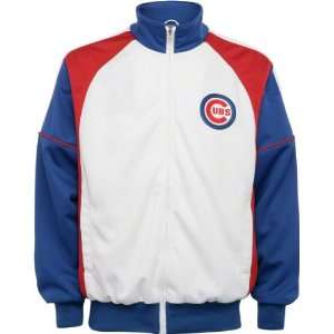  Chicago Cubs Full Zip Color Blocked Jacket Sports 
