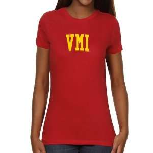 Virginia Military Institute Keydets Ladies Basic Arch Slim Fit T Shirt 