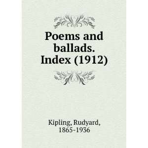  Poems and ballads. Index (1912) (9781275142718) Dzhozef 
