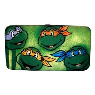 This is a hinge wallet featuring a cool spray paint style design of 
