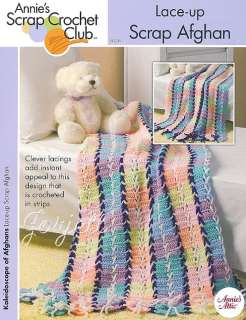 Lace Up Scrap Afghan, Annies crochet pattern  