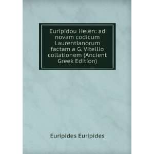   collationem (Ancient Greek Edition) Euripides Euripides Books