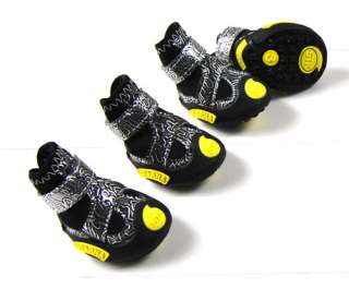 Cool Folk Tatoo Dog Sport Waking Shoe Boots Anti slip  