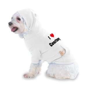  I Love/Heart Courtney Hooded T Shirt for Dog or Cat MEDIUM 