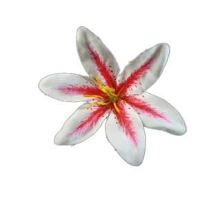  NEW Small Pink Stargazer Lily Hair Flower Clip, Limited 