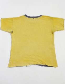 Vintage 50s CHAMPION Goal Runner SMASHED 2 Ply BLANK Athletic T Shirt 