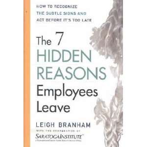    HardcoverThe 7 Hidden Reasons Employees Leave n/a and n/a Books