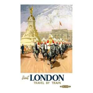 Visit London, BR Poster, 1950s Giclee Poster Print by Gordon Nicoll 