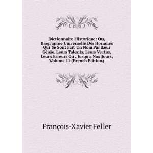   Jours, Volume 11 (French Edition) FranÃ§ois Xavier Feller Books