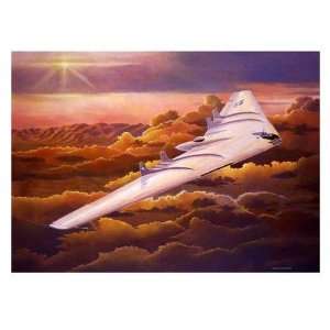   Castleman   Northrup B49 Flying Wing Giclee Canvas: Home & Kitchen