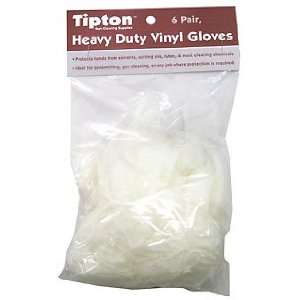     Heavy Duty Vinyl Gloves, 6 Pair (Medium) (Gloves) 