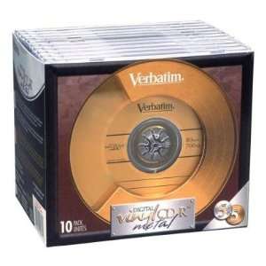  Verbatim Digital Vinyl Metal CD R Media (94647) Office 