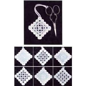  Lacy Hardanger Fobs (Hardanger embroidery) Arts, Crafts 
