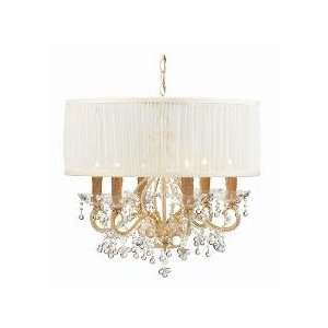 Crystorama Lighting Group 4517 CM SAW CL Champagne / Antique White 