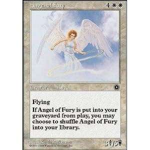   Magic the Gathering   Angel of Fury   Portal Second Age Toys & Games