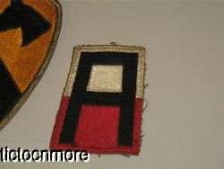   ARMY AIR FORCES CAVALRY AIRBORNE INFANTRY UNIFORM PATCHES LARGE LOT