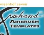 Artool Freehand Airbrush Paint Stencil Template   45 Shield  