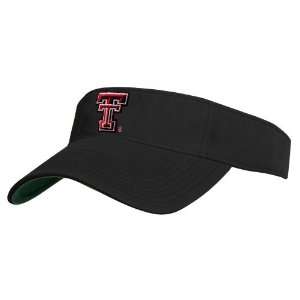 The Game Texas Tech Red Raiders Black Relaxed 3D Logo Adjustable Visor
