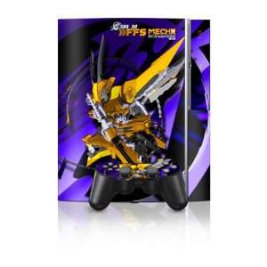  FFS Gundam YB Design Protector Skin Decal Sticker for PS3 