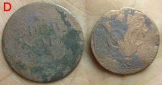 1700s & 1800s COIN NEW YORK PENNY VOC DUTCH DUIT US COLONIAL LOT OF 