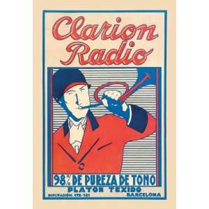  Clarion Radio 12x18 Giclee on canvas