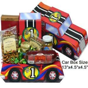 Victory Lap Nascar Race Car Gift Box of Sausage & Snacks:  