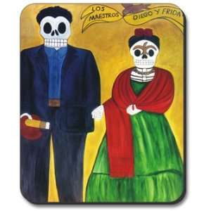  Frida & Diego Day of the Dead Mouse Pad