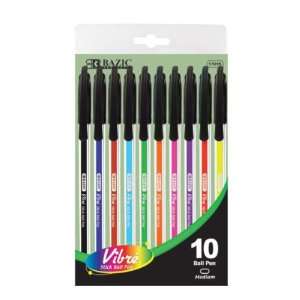  Bazic Vibre Black Color Stick Pen (10/Pack) Case Pack 144 