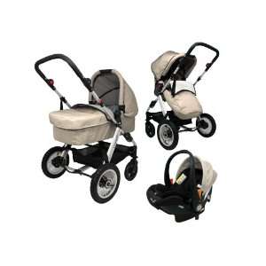  Twingo Classic 3 in 1 Full Travel System   Beige: Baby