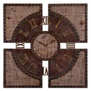  Vestavia Burnt Wood Wall Clock