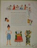 1967 Betsy McCall Vintage Paper DollUnicef PlayArt AD  