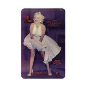   Phone Card $6. Marilyn Monroe (Skirt Blowing Up   M) Issued 4/27/96