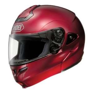  Shoei Multitec Helmet   Wine Red   2XL: Automotive