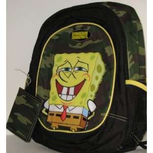  SpongeBob Squarepants Backpack with BONUS Wallet: Toys 