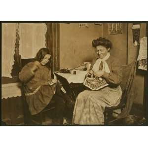  Photo Making embroidery. Upper East Side, N.Y. City 
