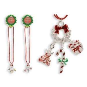  Jingle Jangles Holiday Charm Necklace Case Pack 6 