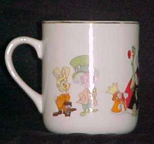 Alice In Wonderland Cheshire Cat Queen Of Hearts Coffee Mug Walt 