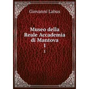  Museo della Reale Accademia di Mantova. 1 Giovanni Labus Books