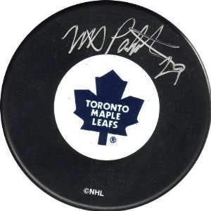  Mike Palmateer Toronto Maple Leafs Autographed Hockey Puck 