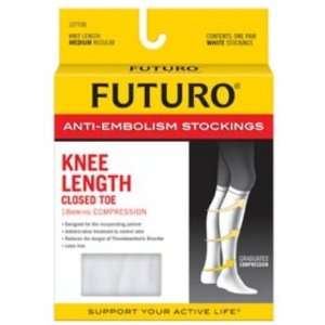 Futuro FUT 203500 Anti Embolism Knee Length Stockings 18 mmHg   Size 