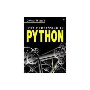  Text Processing in Python [Paperback] David Mertz Books