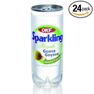 OKF Sparkling Fruit Drink, Guava, 8.3 Ounce Cans (Pack of 24)  